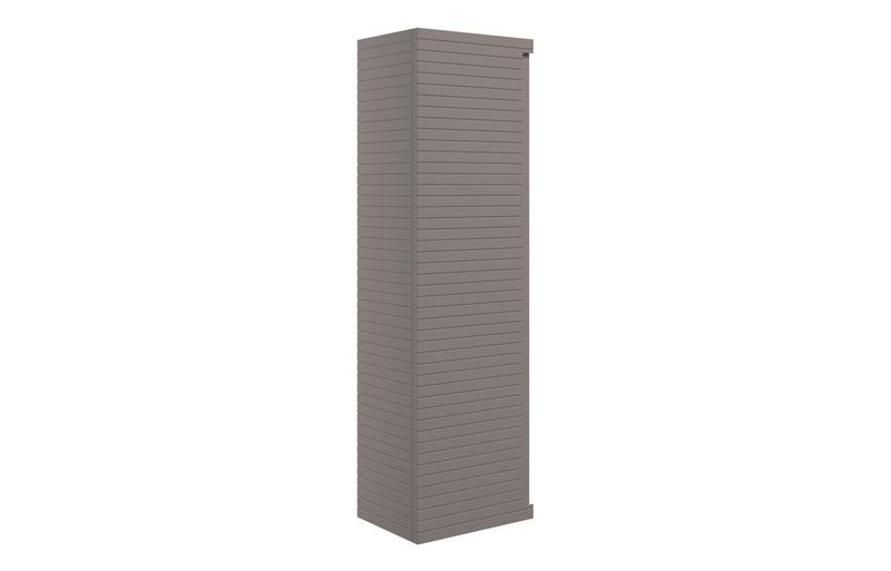 Chepstow 350mm Wall Hung 1 Door Tall Unit - Matt Taupe