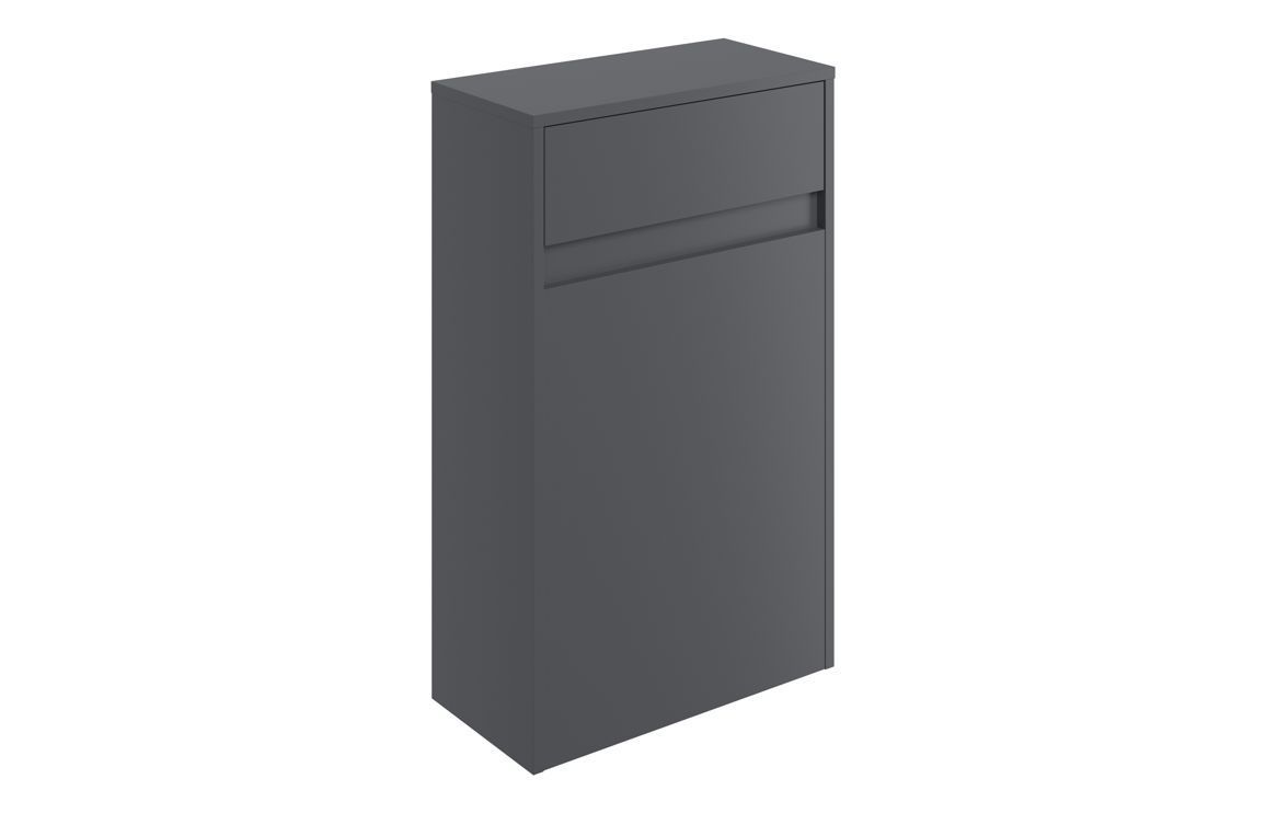 Springfield 500mm Floor Standing WC Unit - Matt Graphite Grey