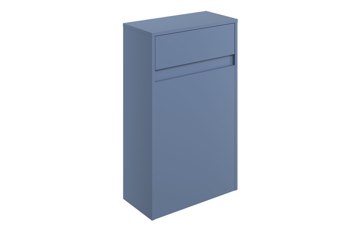 Springfield 500mm Floor Standing WC Unit - Matt Misty Blue