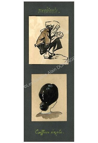 Mendiante et coiffure