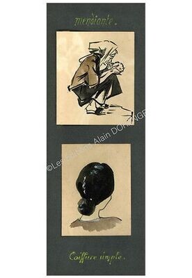 Mendiante et coiffure