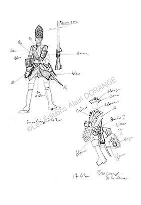 Fusiliers et Dragons 1742