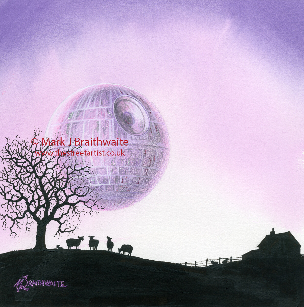 RY3: The Republic... of Yorkshire 3. Ewe Rebel Scum,   Print &amp; Original (size options available)