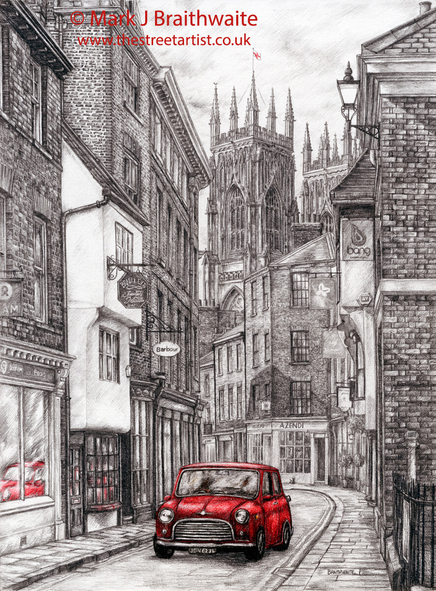 TOR6: The Yorkshire Job, Low Petergate Print (size options available)