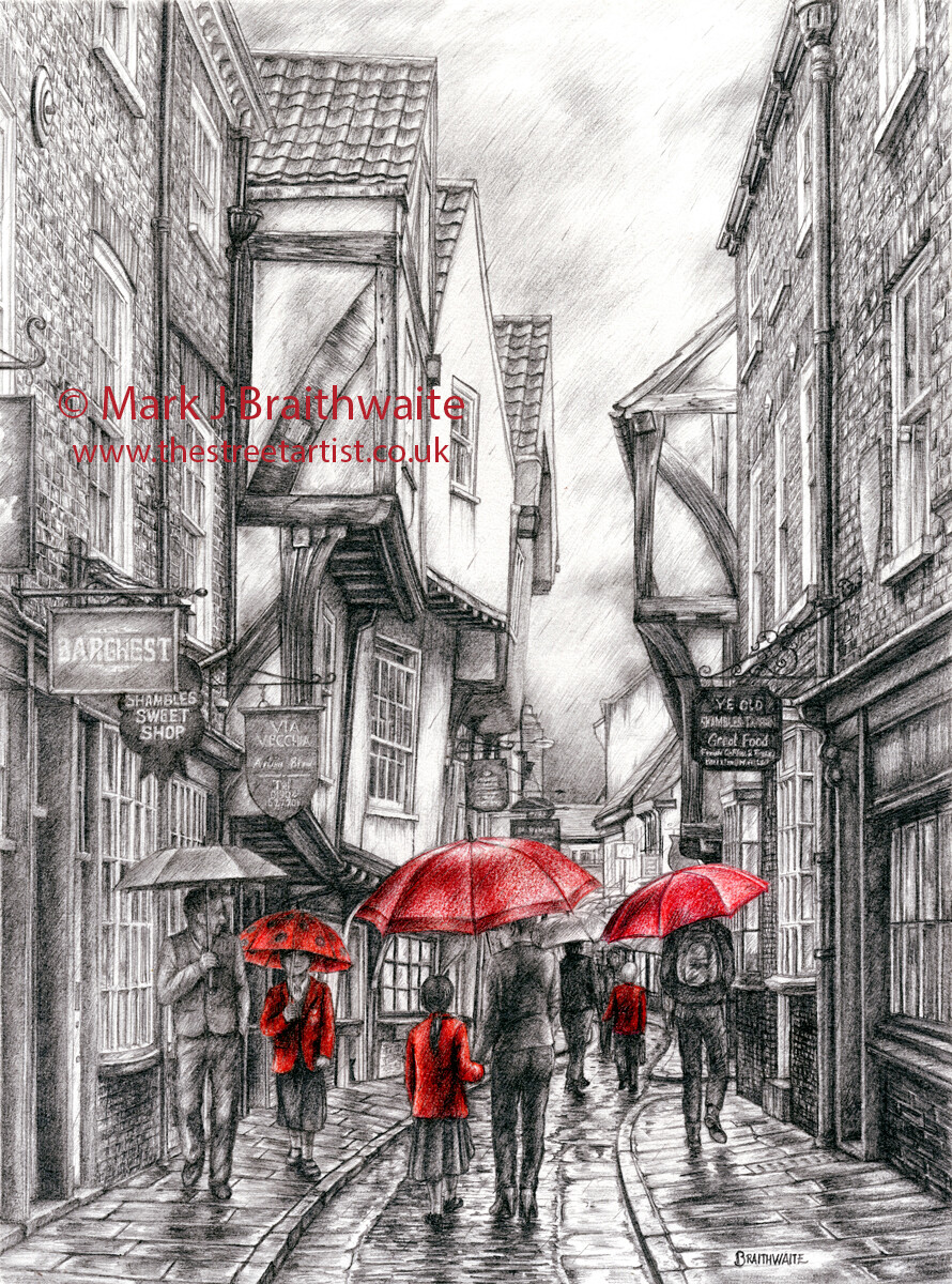 TOR1: Shambles Showers, York Print (size options available)