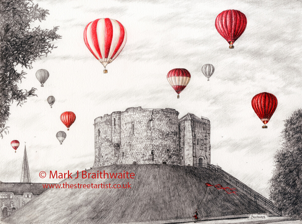 TOR11: The Highest Height, Clifford&#39;s Tower, York. Print (size options available)