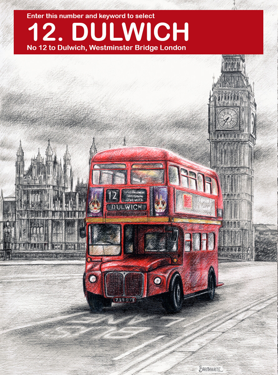 4 for £15 SPECIAL OFFER, Choose 4 £5 Touch of Red Prints for £15
