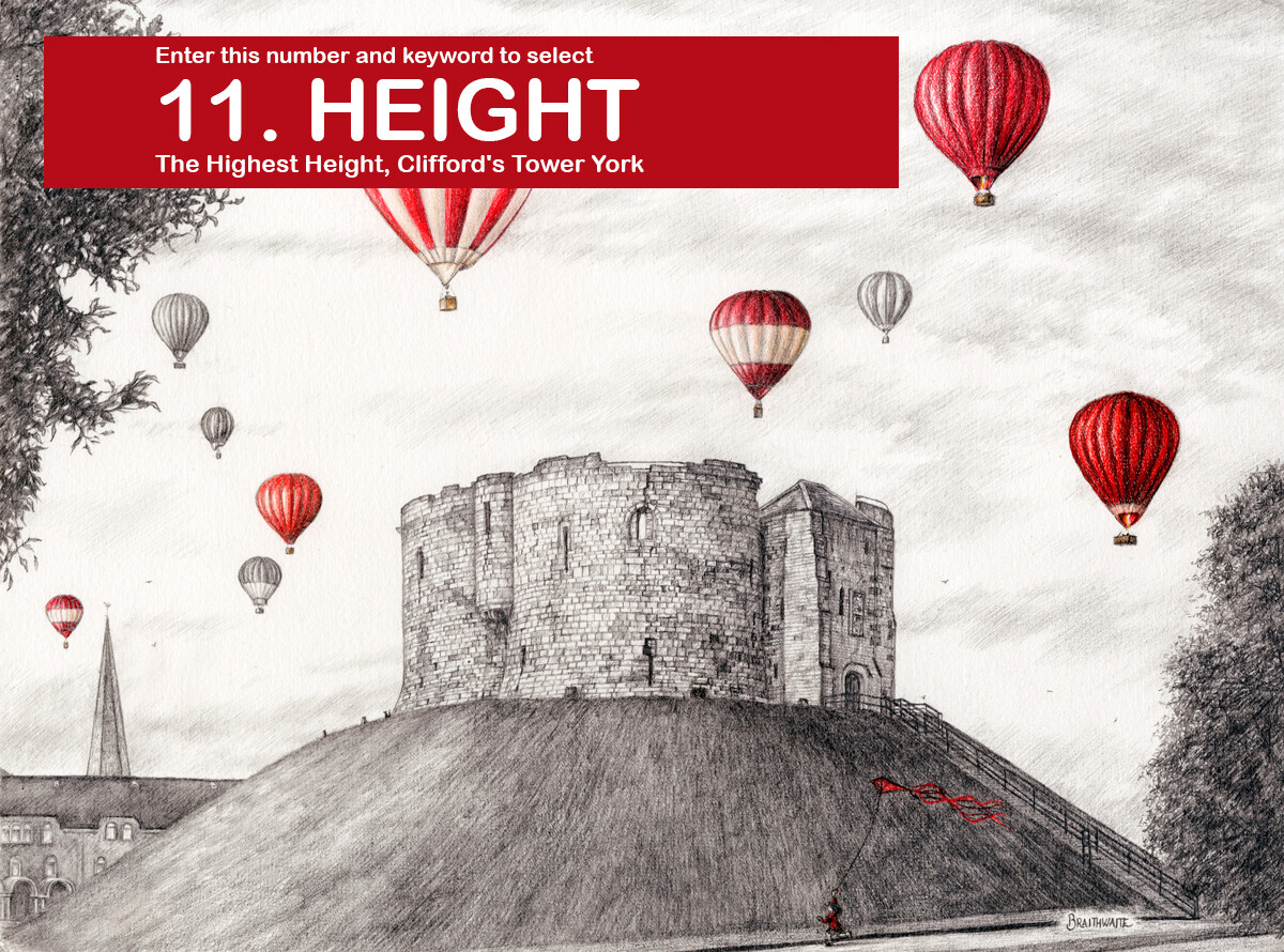 4 for £15 SPECIAL OFFER, Choose 4 £5 Touch of Red Prints for £15