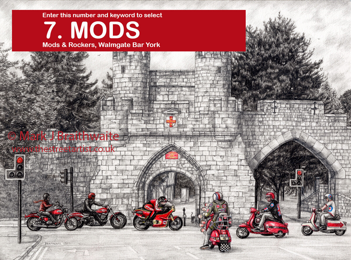 4 for £15 SPECIAL OFFER, Choose 4 £5 Touch of Red Prints for £15