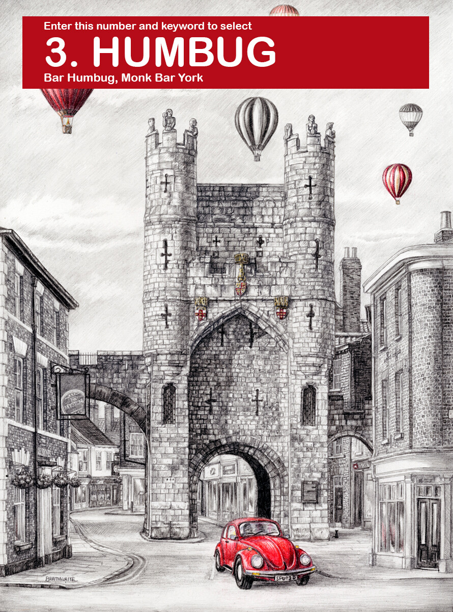 4 for £15 SPECIAL OFFER, Choose 4 £5 Touch of Red Prints for £15