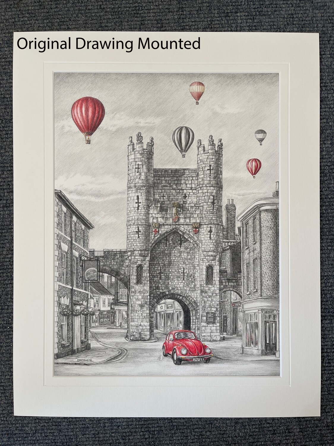TOR3: Bar Humbug, Monk Bar, York Print (size options and ORIGINAL available)