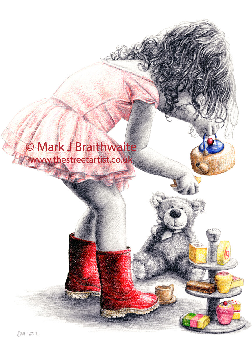 RB10, A Cup of Tea and a Slice of Cake. Print (size options available)