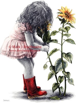 RB14, Flower Arranging. Print (size options available)