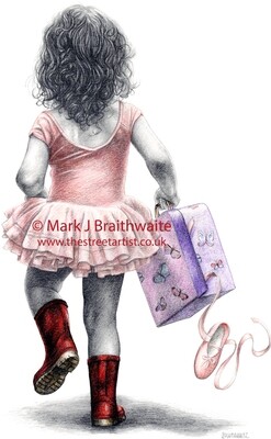 RB18, Late for Class. Print (size options available) ORIGINAL AVAILABLE
