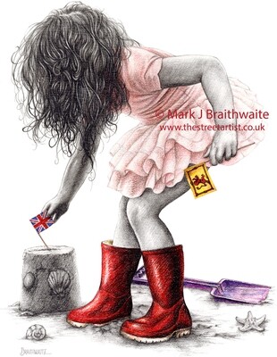 RB17, Queen of the Castle. Print (size options available) ORIGINAL AVAILABLE