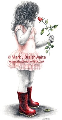 RB24, Kiss from a Rose. Print (size options available) ORIGINAL AVAILABLE