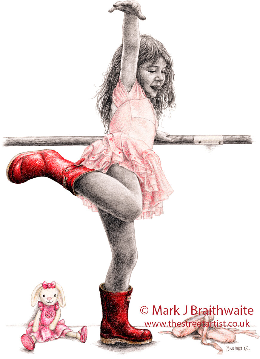 RB46, Arabesque... ish. Print (size options available) ORIGINAL AVAILABLE