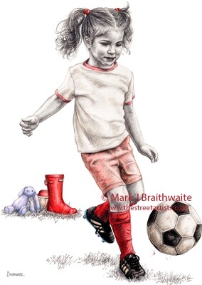 RB47,  She Shoots... Print (size options available) ORIGINAL AVAILABLE