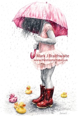 RB20, Nice Weather for Ducks, Print (size options available)