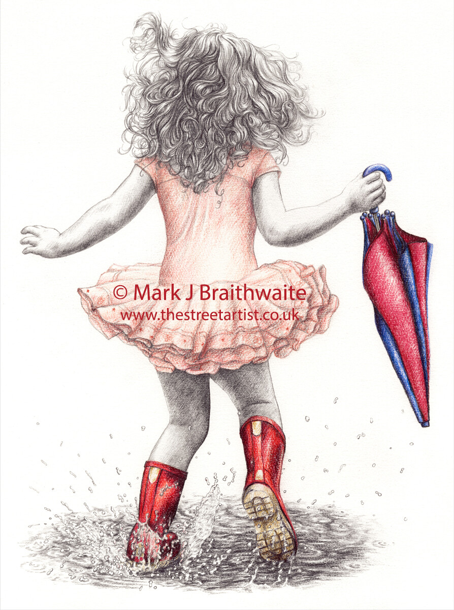 RBLTD6, Puddled. Signed and numbered Print.
