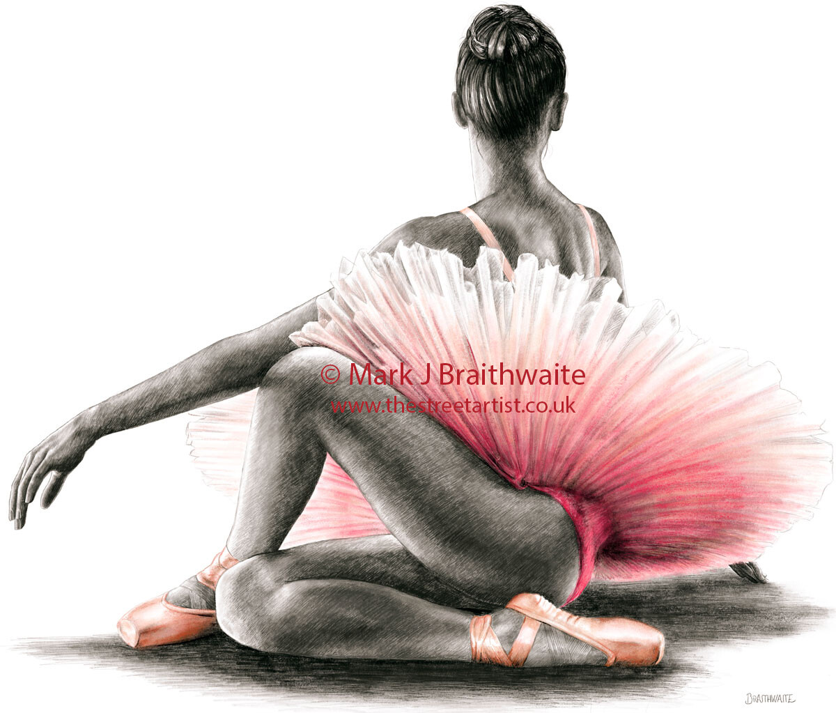 PK14: Pink Study 14. Print (size options available)