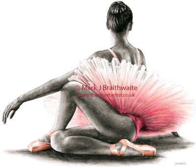 PK14: Pink Study 14. Print (size options available)