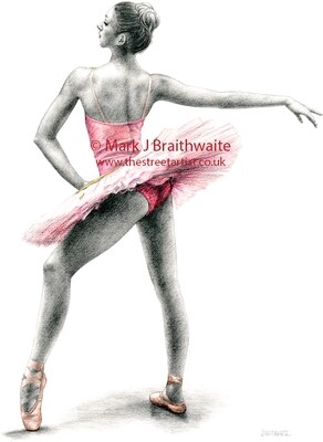PK4: Pink Study 4. Print (size options available)