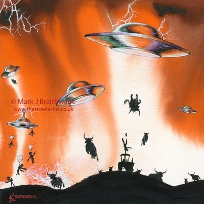 MA13: Mars Attacks! 13 Coo-mageddon, The Invasion of Yorkshire.  Print &amp; Original (size options available)
