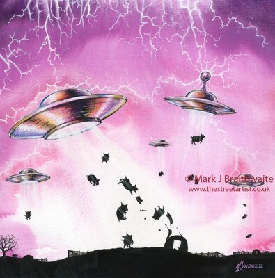 MA2: Mars Attacks! 2. Sowmageddon, The Invasion of Yorkshire.  Prints (size options available)