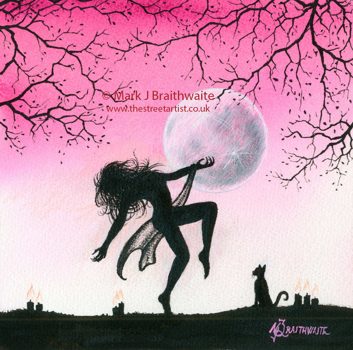 Pink Moon, Worship 3. From the Shadows 11  Prints &amp; Original Available
