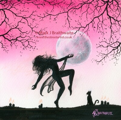 Pink Moon, Worship 3. From the Shadows 11  Prints &amp; Original Available