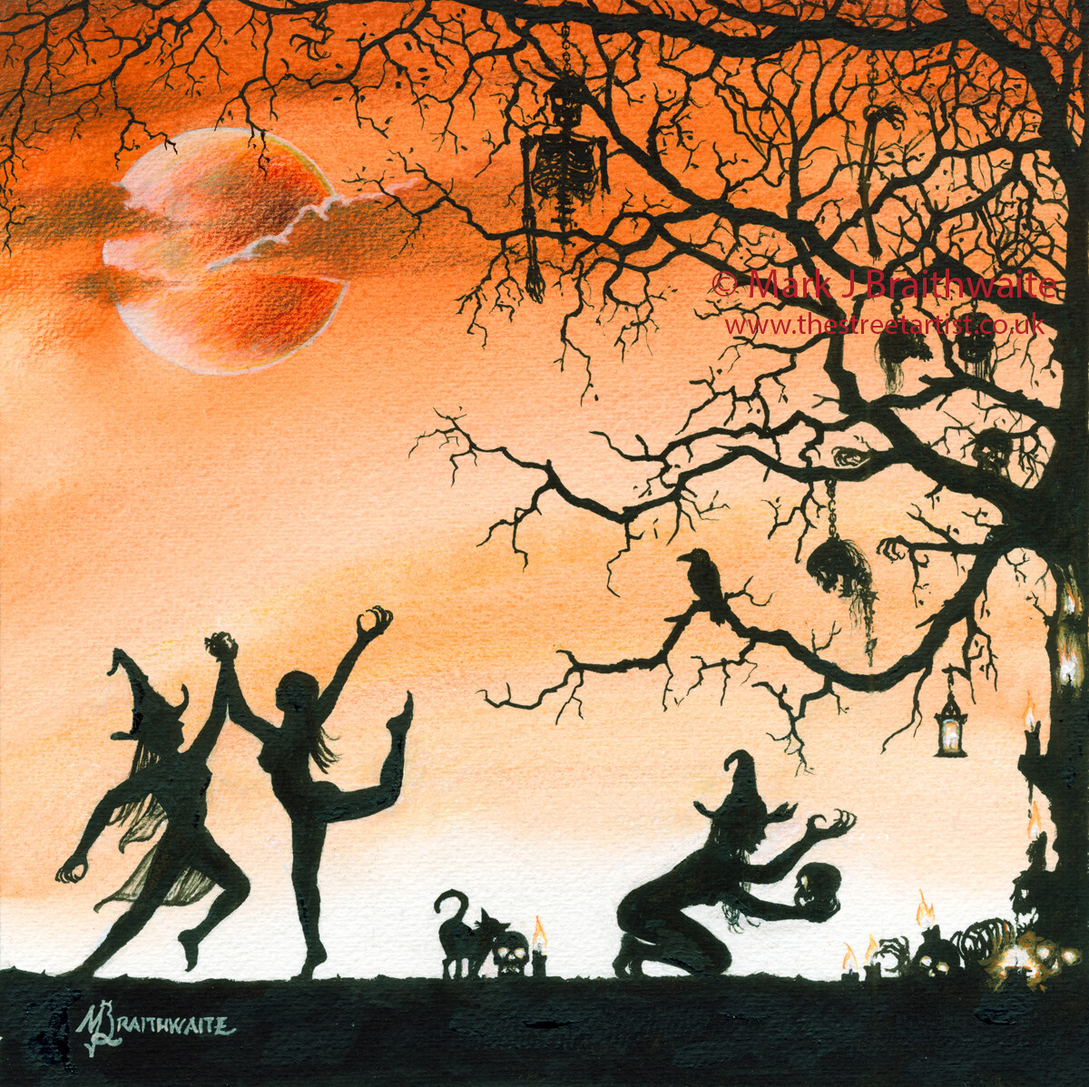Blood Moon, Tree of the Damned. From the Shadows 4.  Prints  Available (size options)