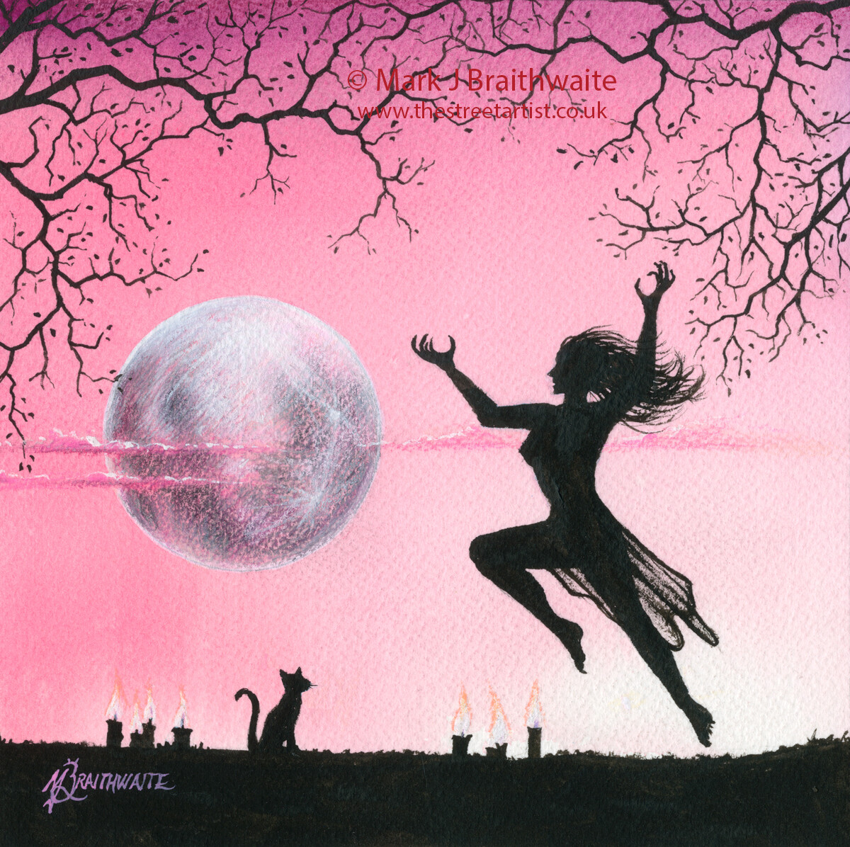 Pink Moon, Worship 1. From the Shadows 9.  Prints &amp; Original Available