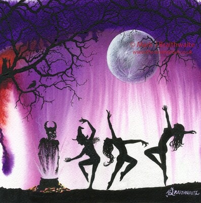 Worm Moon, The Summoning. From the Shadows 7.  Print &amp; Original (size options available)