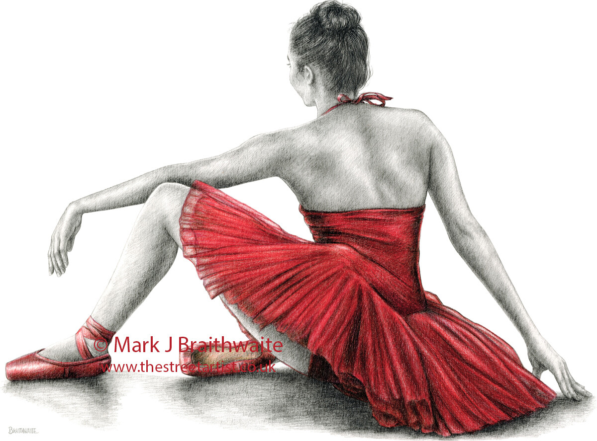 RT8: The Red Tutu Study 8. Prints (size options) AVAILABLE
