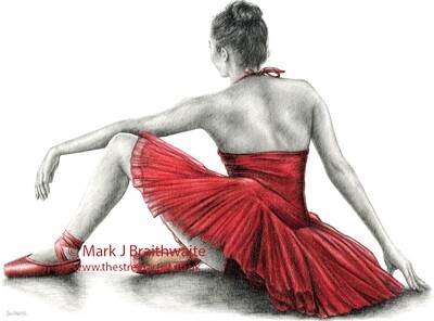 RT8: The Red Tutu Study 8. Prints (size options) AVAILABLE