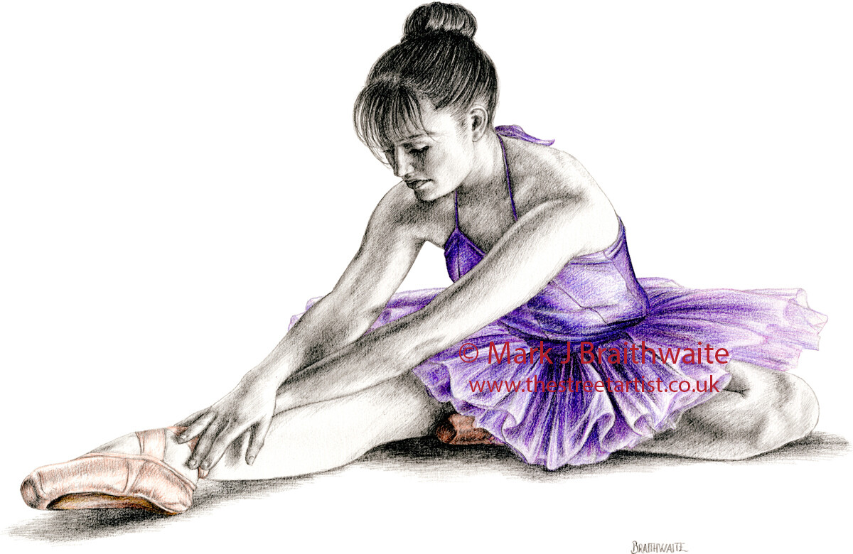 LC3: Study in Lilac 3. Prints (size options) &amp; ORIGINAL AVAILABLE