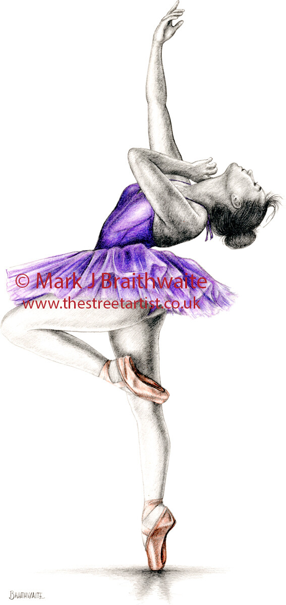 LC2: Study in Lilac 2. Prints (size options) &amp; ORIGINAL AVAILABLE