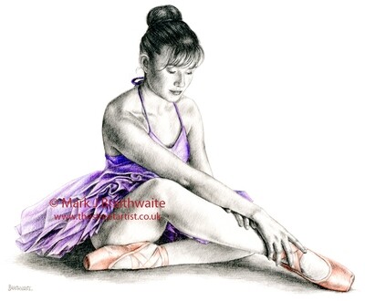 LC1: Study in Lilac 1. Prints (size options) &amp; ORIGINAL AVAILABLE