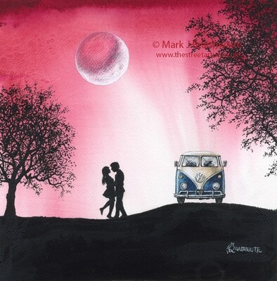 MT1: Dancing in the Moonlight. Moments in Time Series.  Print  (size options) &amp; Original AVAILABLE