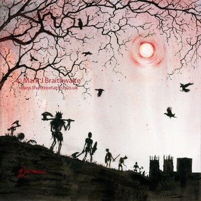 ZA3: Blood Reign, Eric Bloodaxe Returns. Zombie Apocalypse Series No 3.  Print (size options) Available