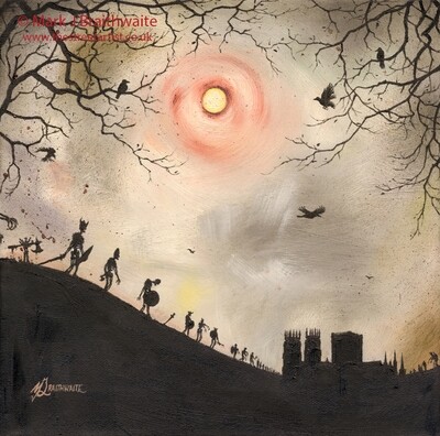 ZA1: Jorvik Invasion, Ragnarok. Zombie Apocalypse Series No 1.  Print (size options)Available