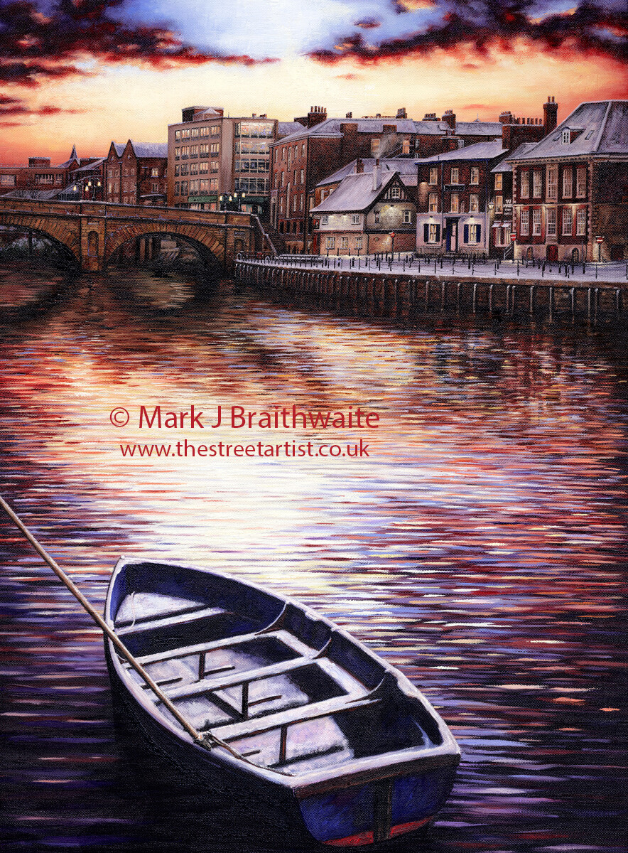 Snow Drifting, York Print (size options) Available