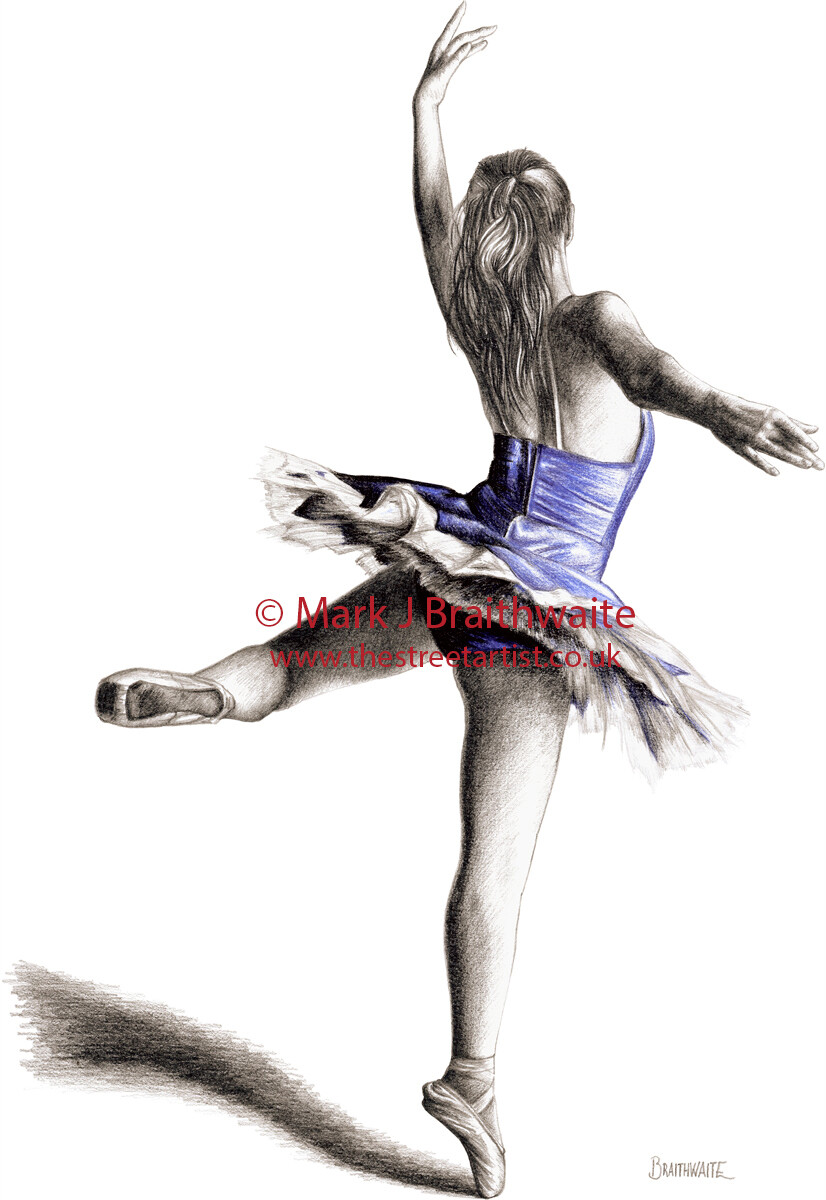 DB2: Deep Blue Study 2. Print (size options available) ORIGINAL AVAILABLE