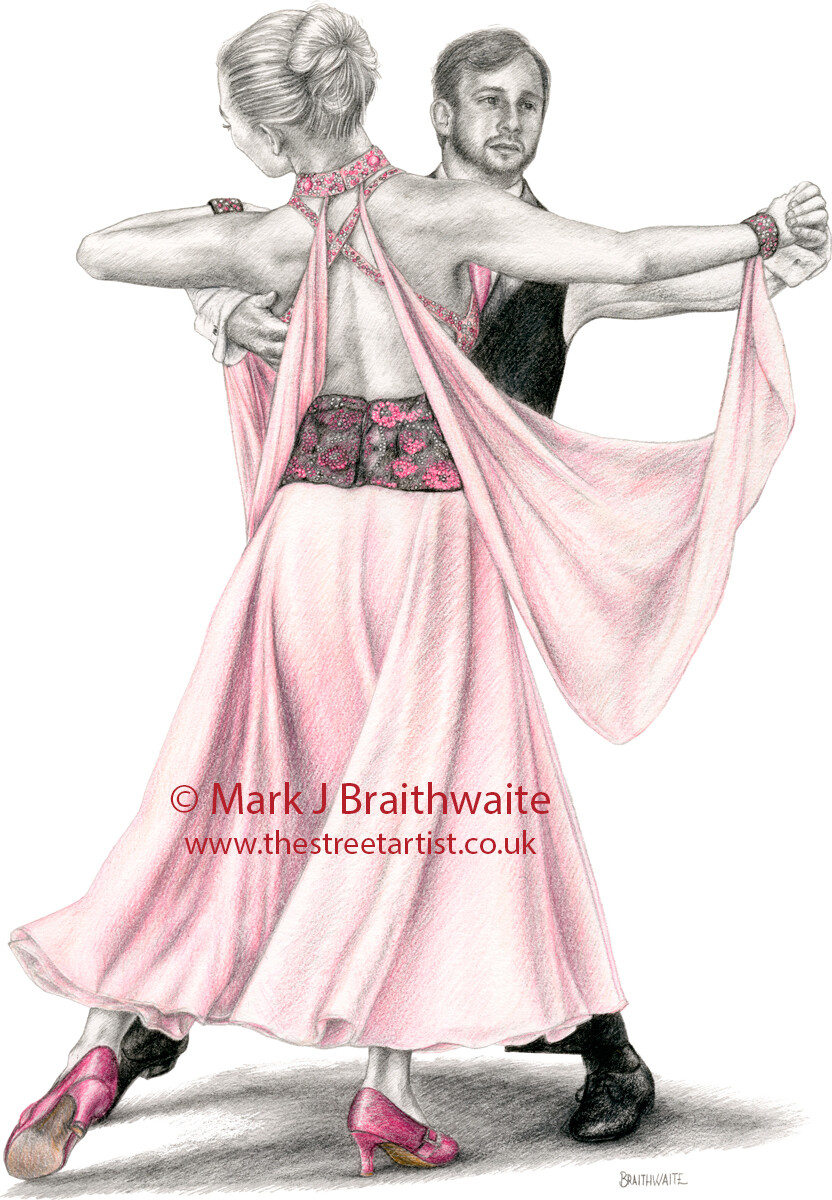 Rose Waltz 2. Print (size options) ORIGINAL AVAILABLE