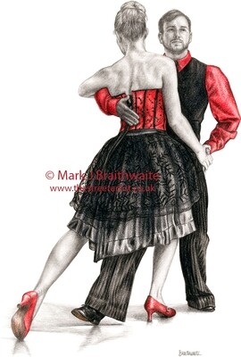Crimson Tango 2. Print, size options available