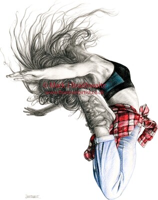 DS2: Dancer in the Street Study 2. Prints (size options)  AVAILABLE
