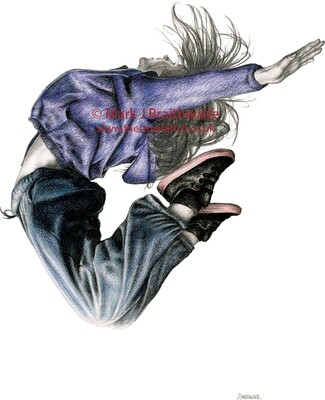 SD2: The Street Dancer Study 2. Print (size options) &amp; ORIGINAL AVAILABLE