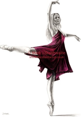 Dark Magenta 2. Print (size options) ORIGINAL AVAILABLE