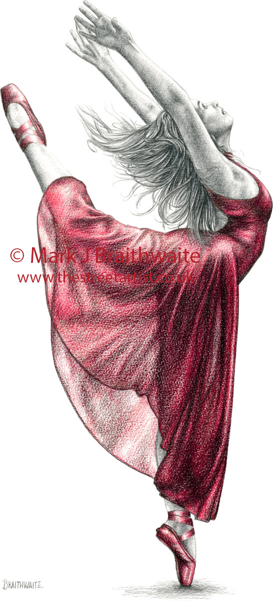 The Dancer in Red 2. Print (size options) ORIGINAL AVAILABLE